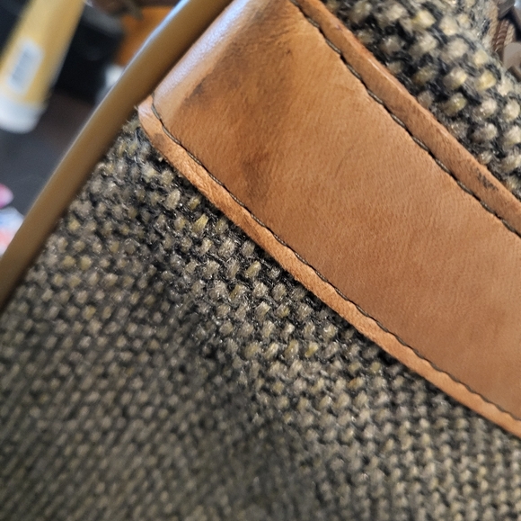 Vintage Hartmann Leather & Tweed Duffel Travel Bag 20” Carry-On Luggage - Picture 11 of 13